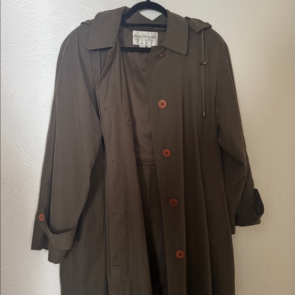 Norm Thompson Brown Jacket With Button Accents - image 5